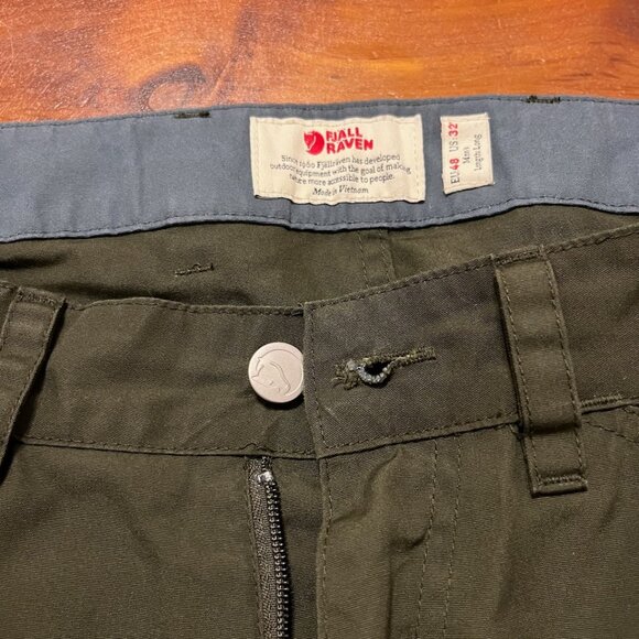 Fjallraven Greenland Jeans Men's Long 32 x 34 Green - Picture 3 of 4